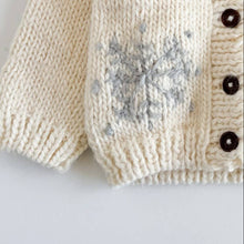 Knit Snowflake Baby Sweater