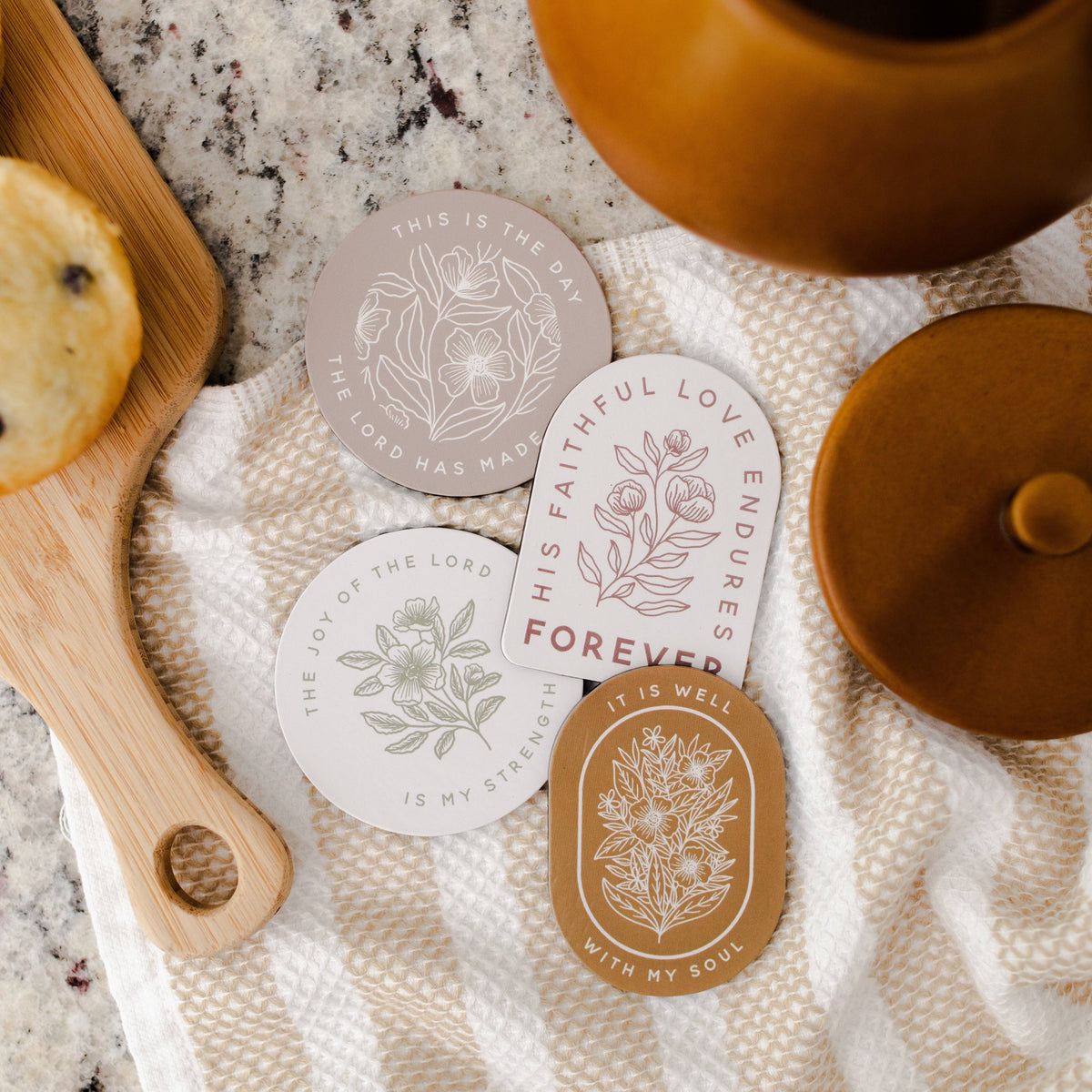 Floral Encouragement Magnets | 4 Designs
