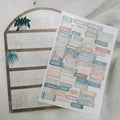 Bible Reading Progress Tracker Sticker Set