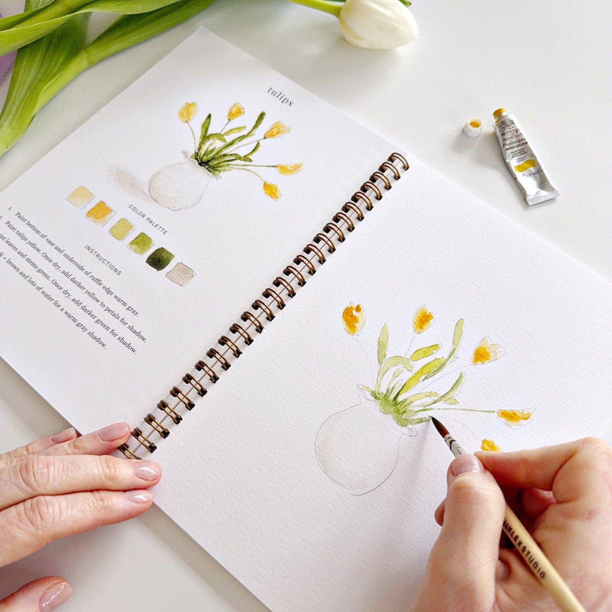 Spring Watercolor Workbook | Emily Lex