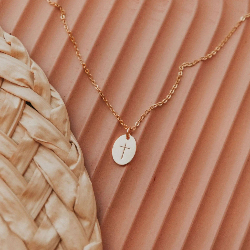 God Cross Pendant Necklace