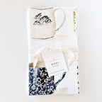 Mugs cotton flour sack tea towel