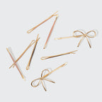 Metal Enamel Bobby Pins Set