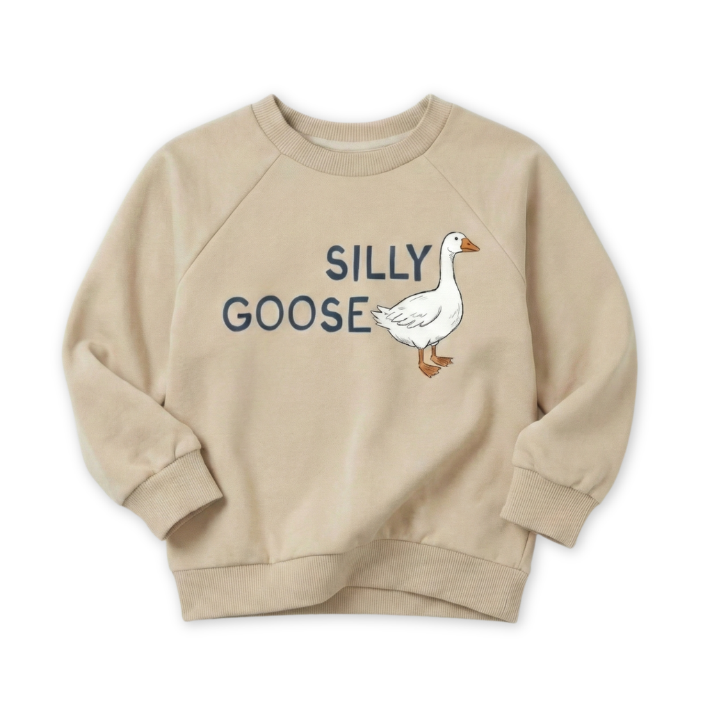 Organic Cotton Sweatshirt | Silly Goose
