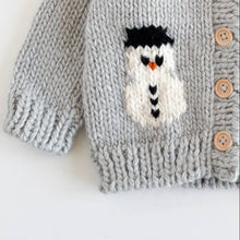 Knit Snowman Baby Sweater
