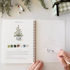 Classic Christmas Watercolor Workbook | Emily Lex Artwork
