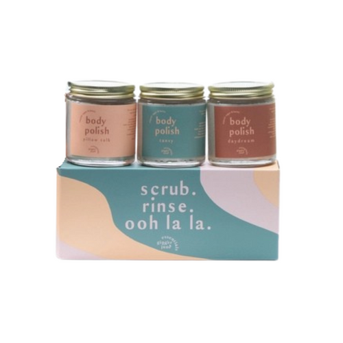 Set of 3 All-Natural Body Polishes