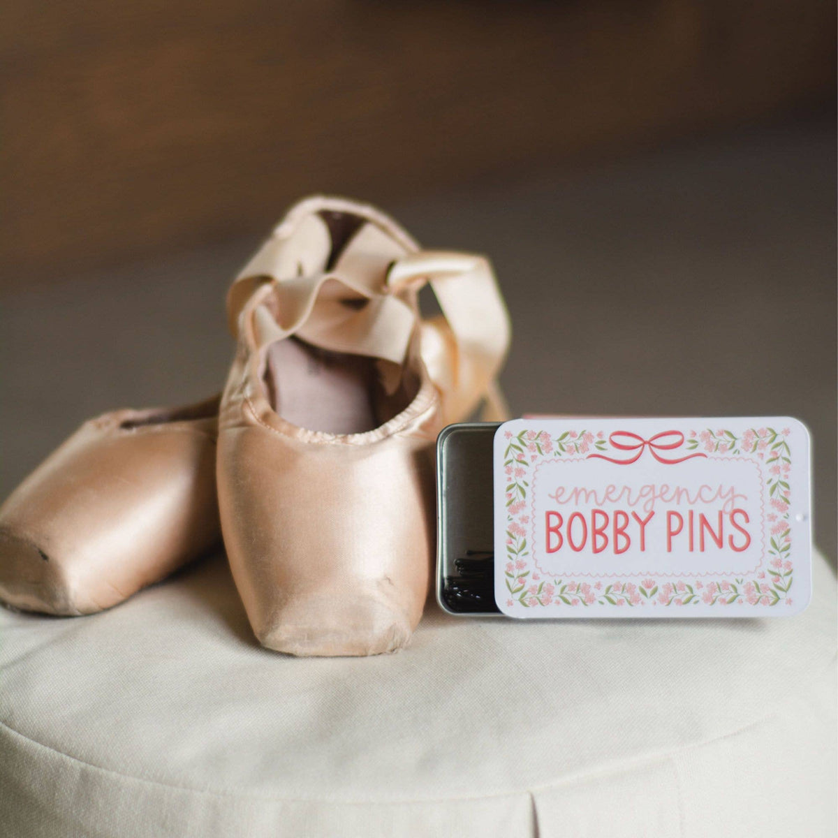 Emergency Bobby Pins | Travel Tin with 60 Hair Pins