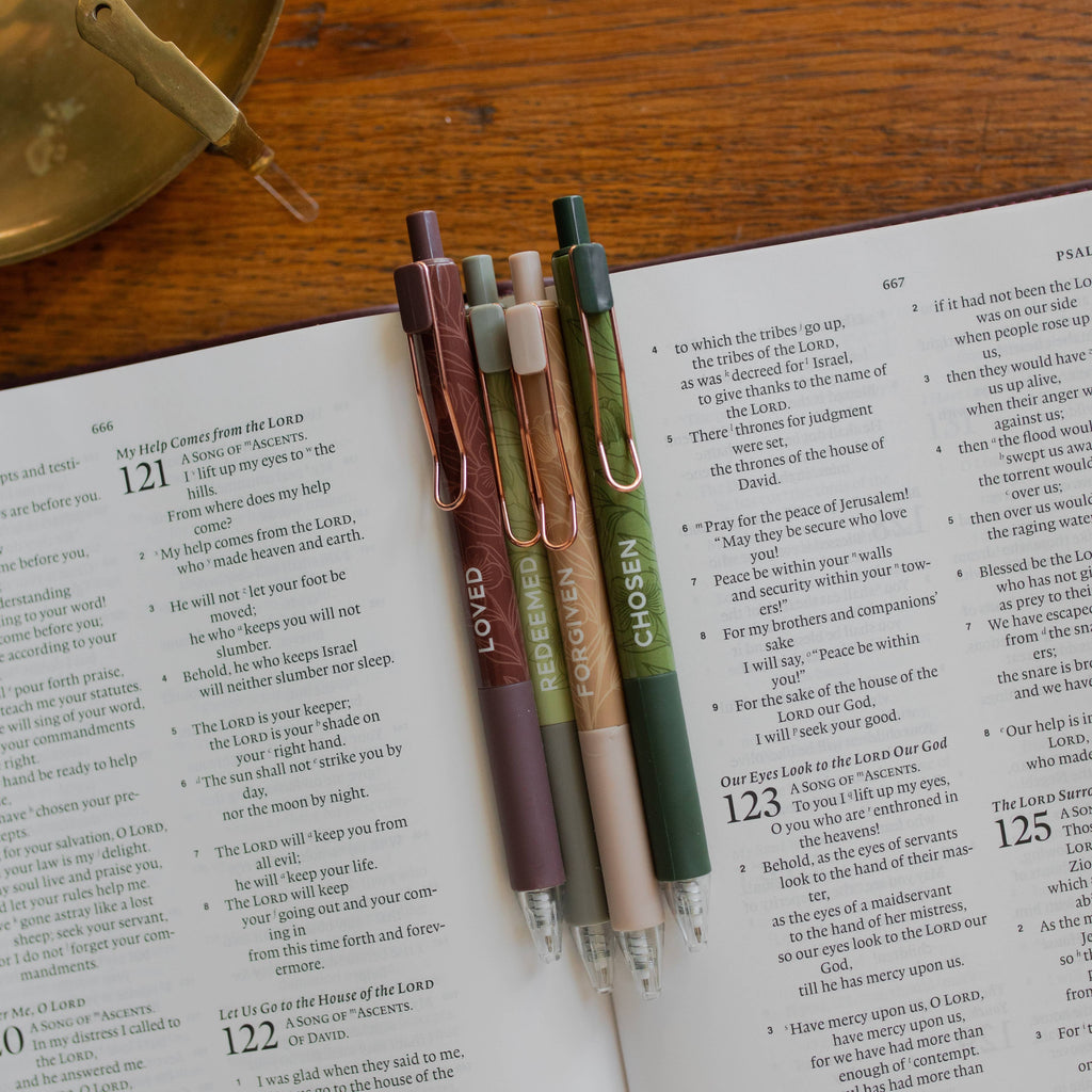 Identity Pen Set | Loved, Redeemed, Forgiven & Chosen