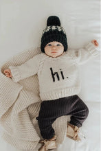 Hi. Crew Neck Infant Sweater