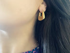 Chunky Hoop Earring | 18k Gold Plated