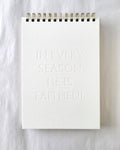 He is Faithful | Letterpress Notebook