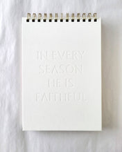 He is Faithful | Letterpress Notebook