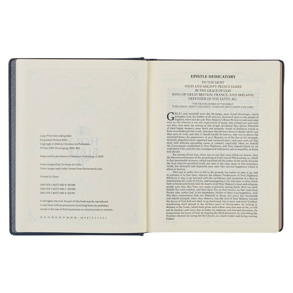 Large Print King James Version Note-Taking Bible