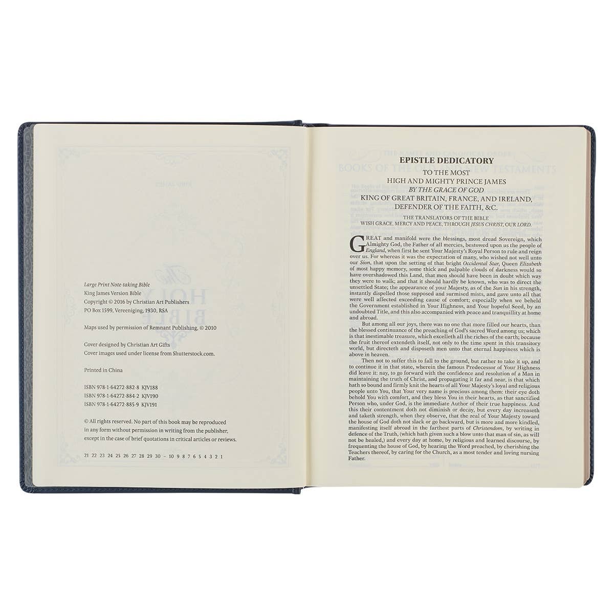 Large Print King James Version Note-Taking Bible