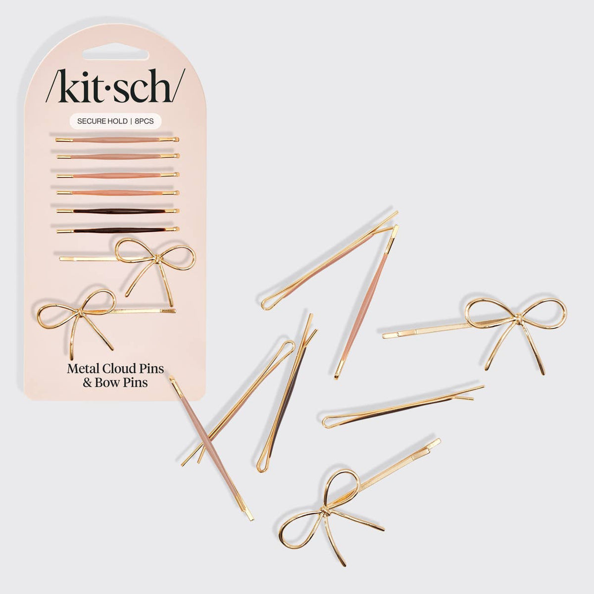 Metal Enamel Bobby Pins Set