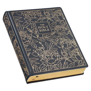 Hardcover Large Print King James Version Note-Taking Bible