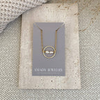 Pearl Charm Bracelet (18k gold plated)