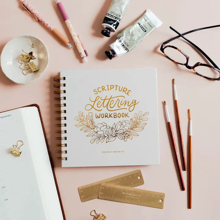 Daily Grace Scripture Lettering Workbook