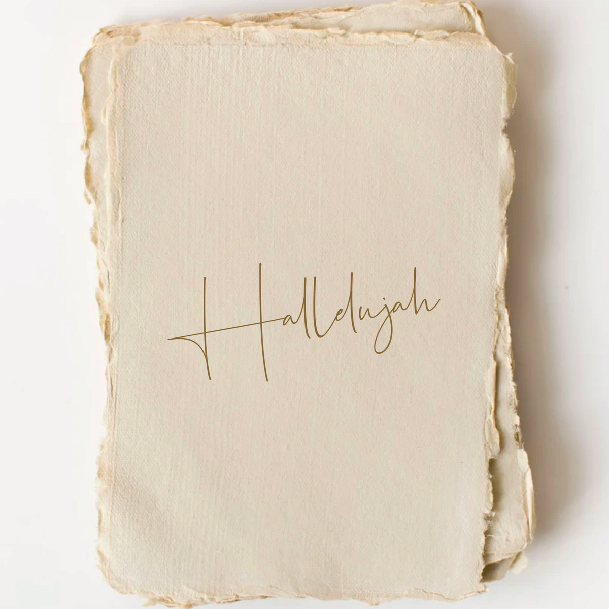 "Hallelujah!" Religious Greeting Card