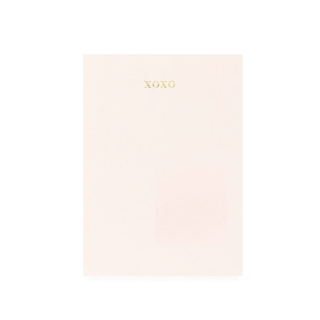 Pink xoxo Mini Notepad