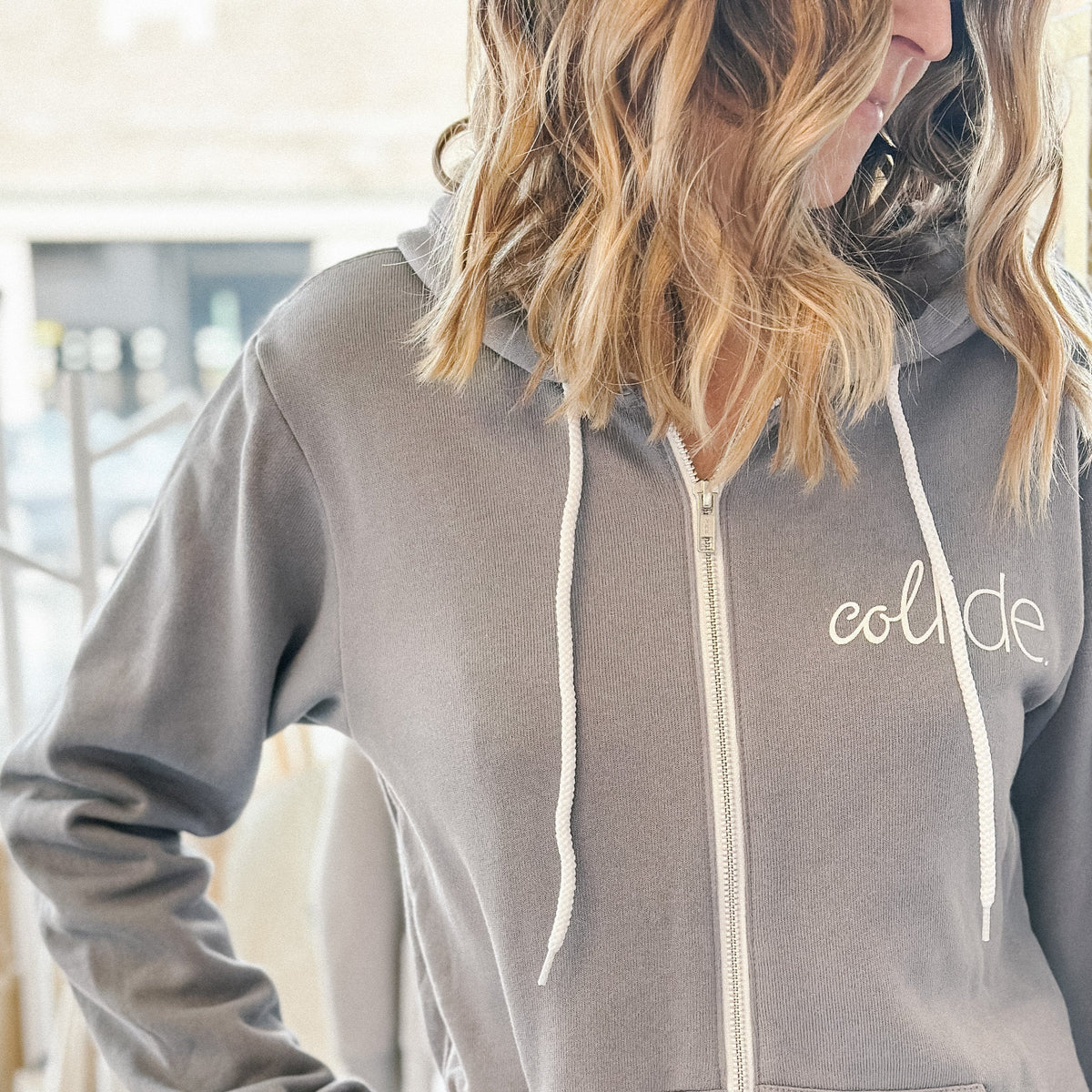 Collide Zip Up Hoodie Sweatshirts
