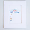 Go Ahead  - Boat and Anchor Art Print