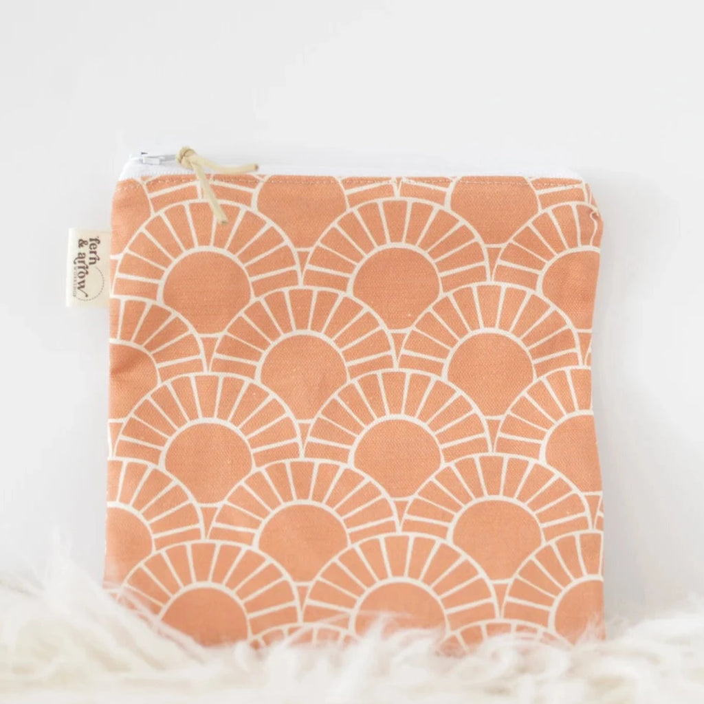 Fern & Arrow Square Zipper Pouch