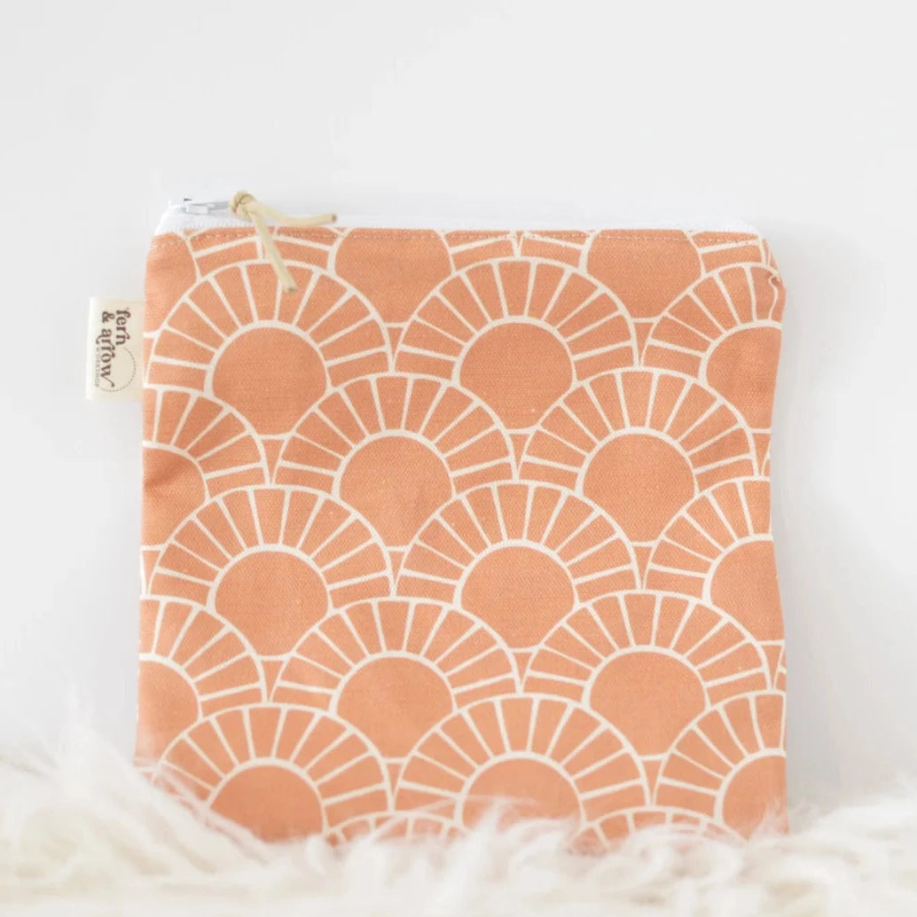 Fern & Arrow Square Zipper Pouch