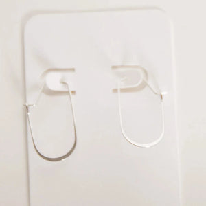 Fern & Arrow Silver Hoop Earrings